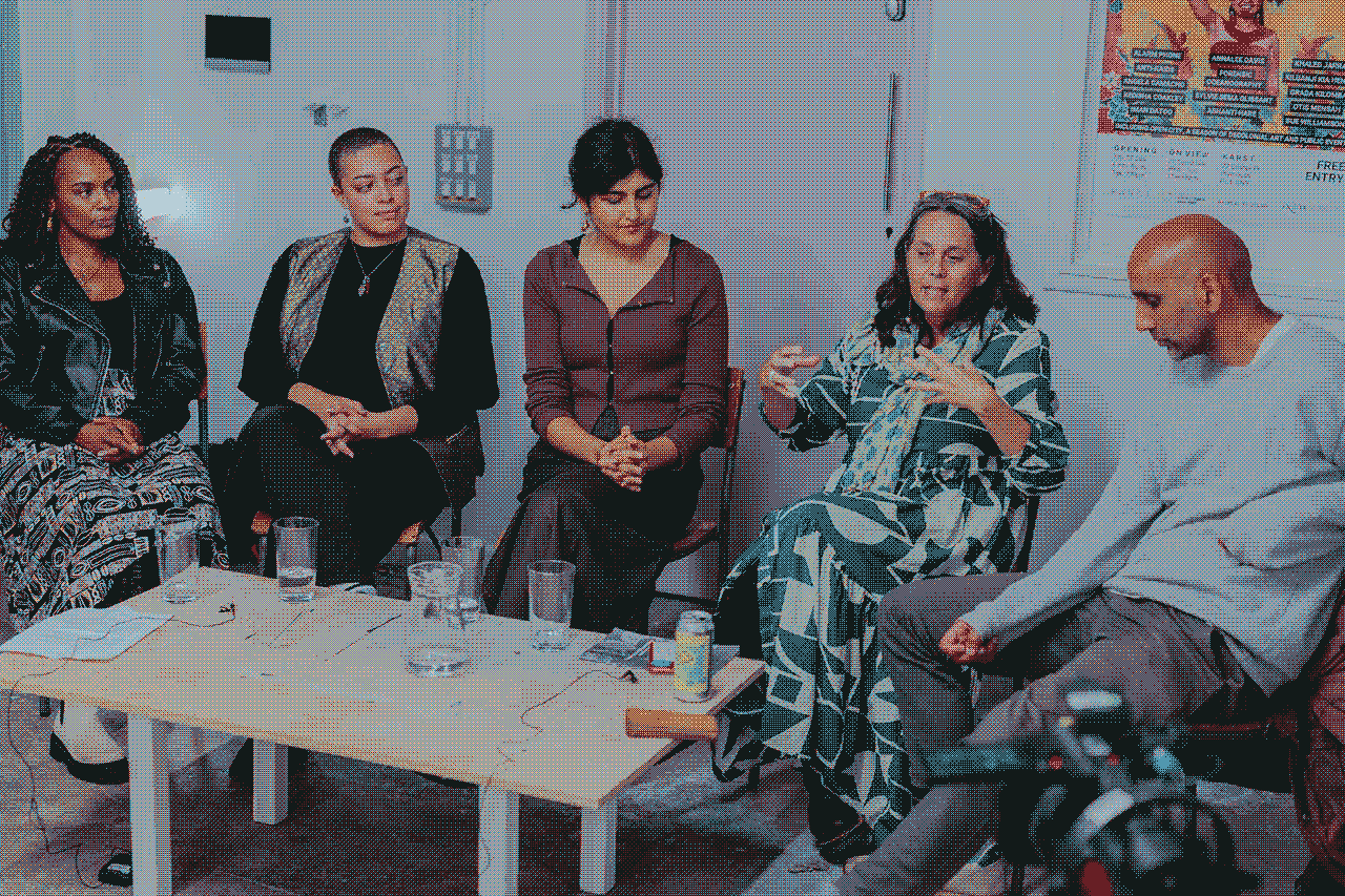 Against Apartheid, Artist panel with Annalee Davis, Kedisha Coakley, Iman Datoo, and Ashish Ghadiali
